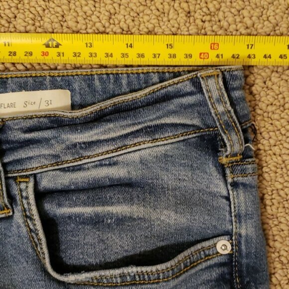 Pilcro High-Rise Flare Jeans Women's 31 - Picture 6 of 10